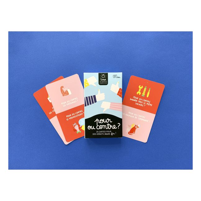 Juego de cartas - Pour ou contre? (¿A favor o en contra?)