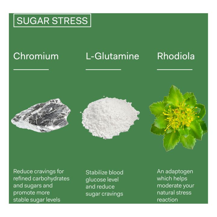Complementos alimenticios Sugar Stress - 60 cápsulas- Imagen del producto n°4