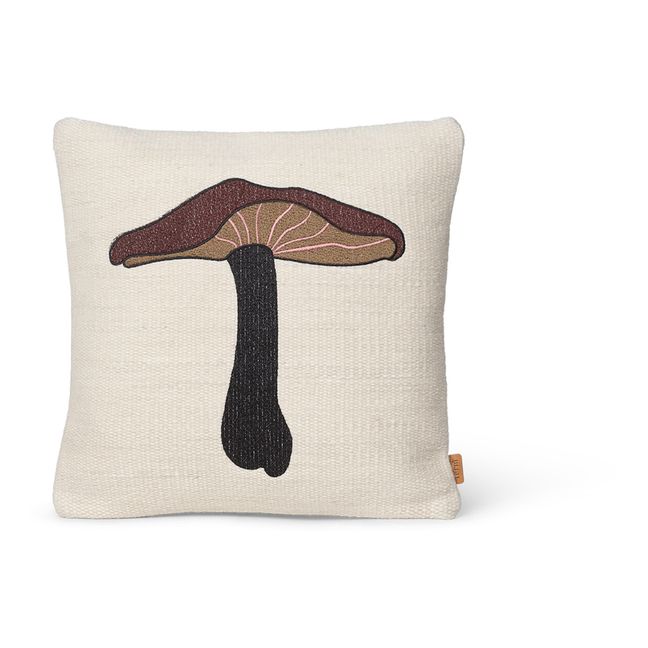 Embroidered Mushroom Cushion