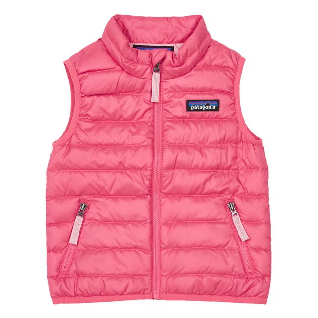 Recycled Polyester Puffer Vest Rosa