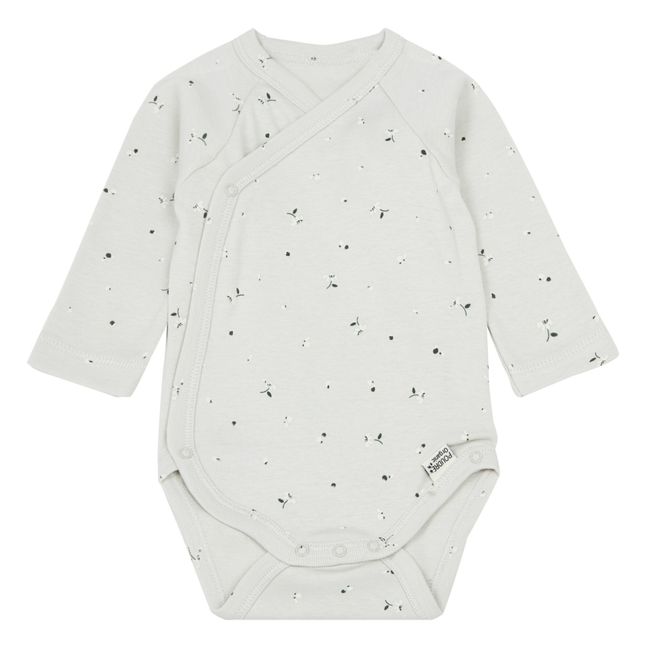 Ivy Organic Cotton Babygrow | Grey