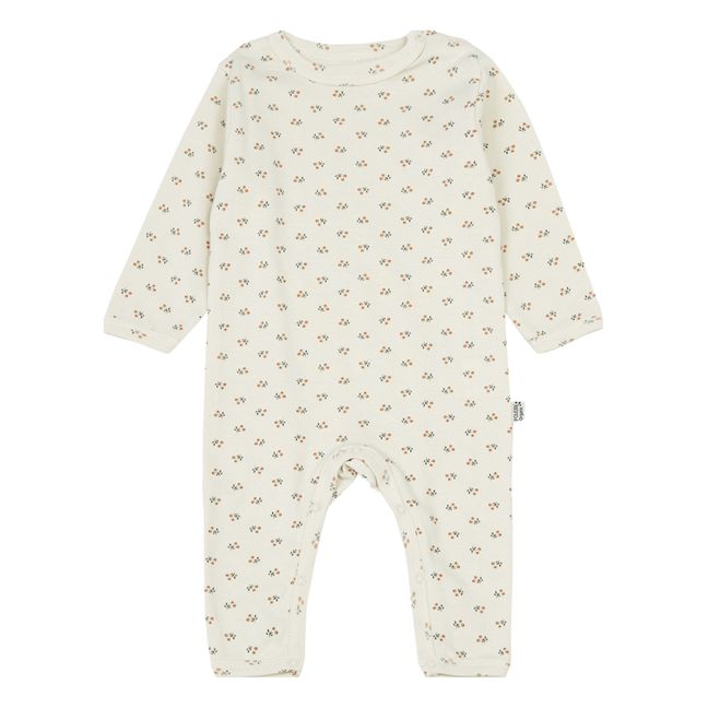 Pyjama Bio-Baumwolle Armoise Weiß