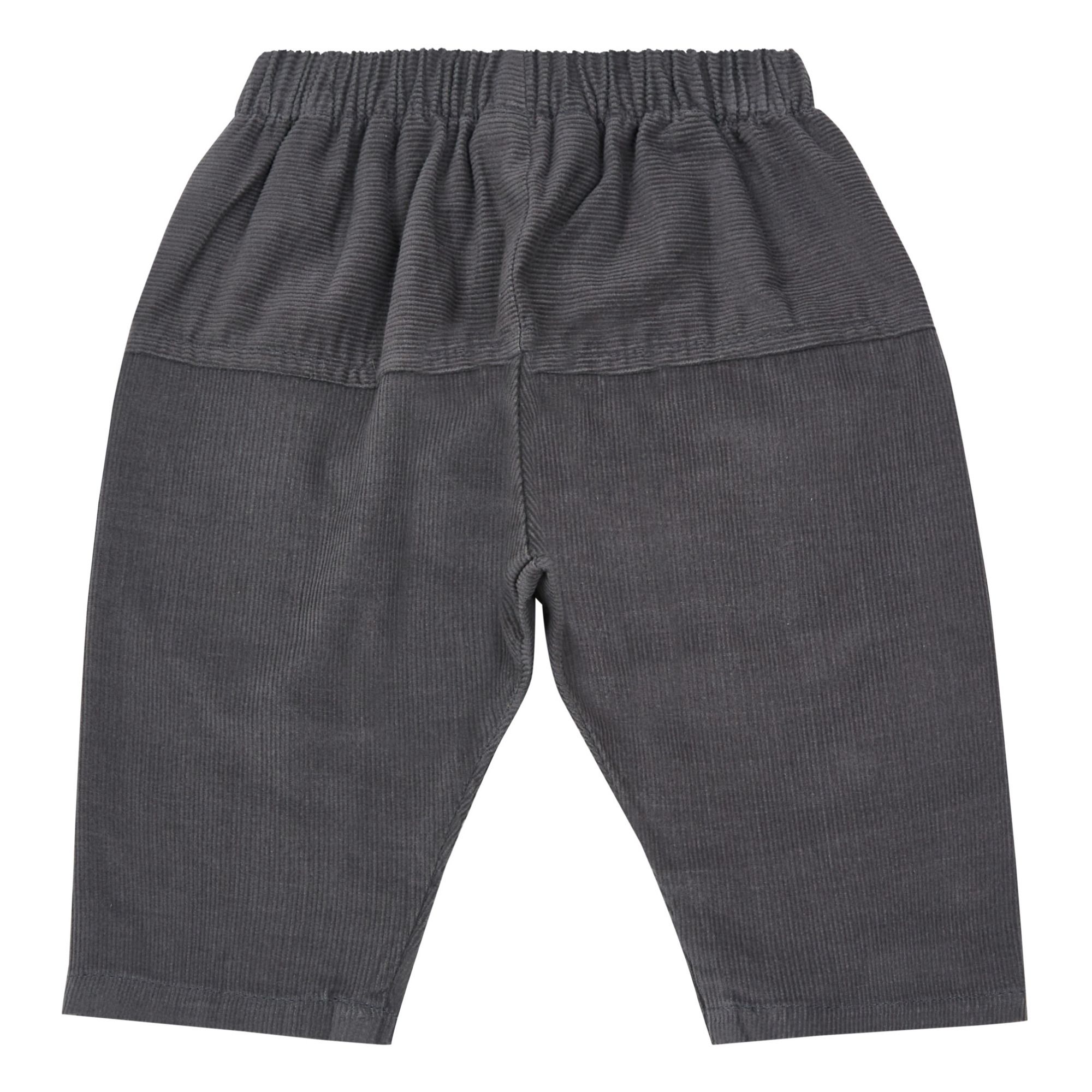 Eole Corduroy Harem Pants Grey- Product image n°1