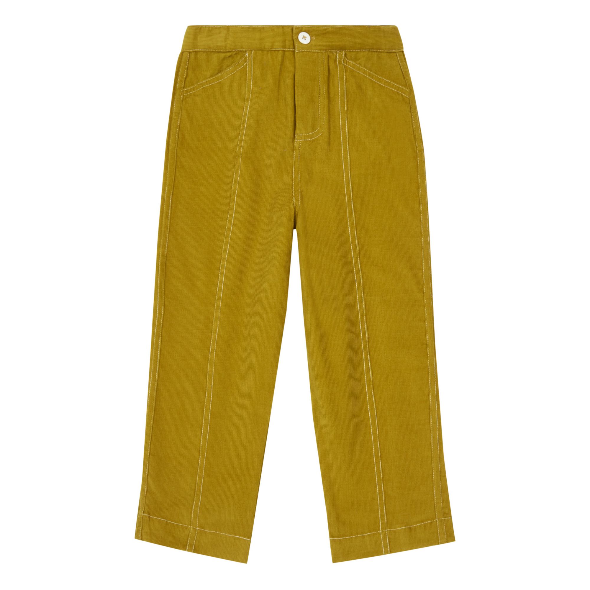 Edwin Corduroy Trousers Ochre Ketiketa 