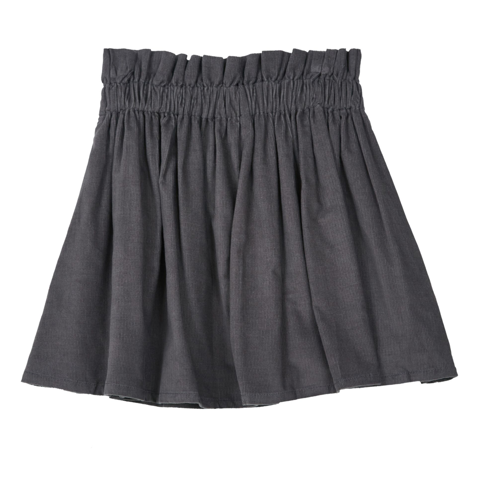Simone Corduroy Skirt Grey- Product image n°1