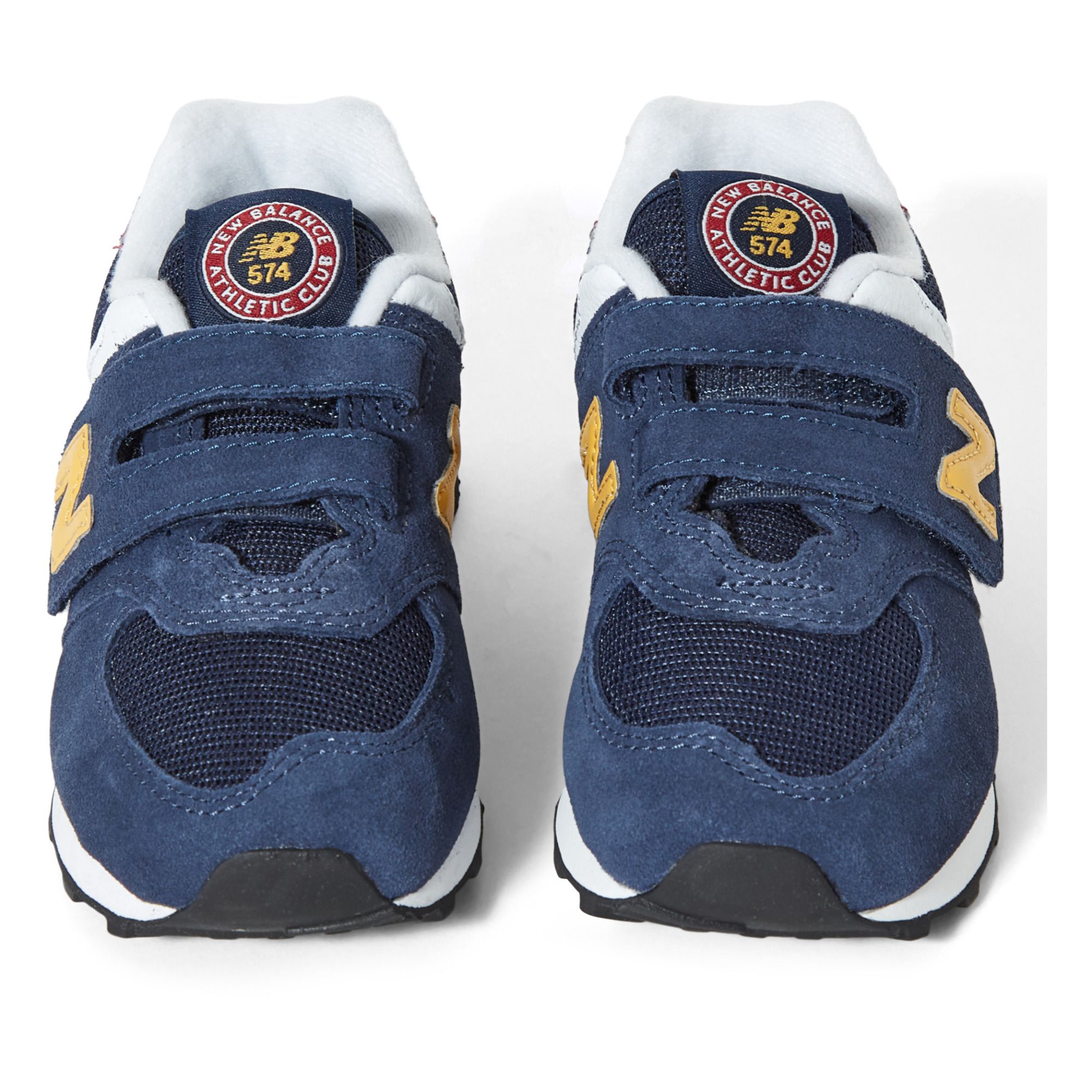 574 Multicolour Velcro Sneakers Blue- Product image n°3