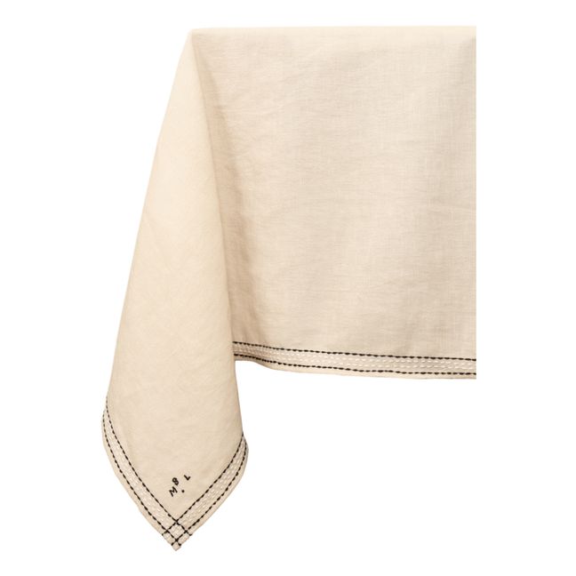 Serenity Linen Tablecloth Nude