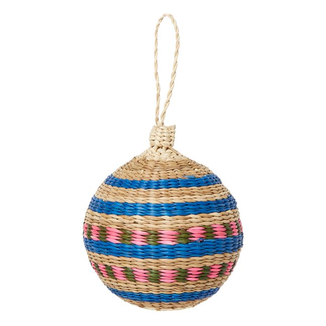Bola de Navidad de ratán Jipi