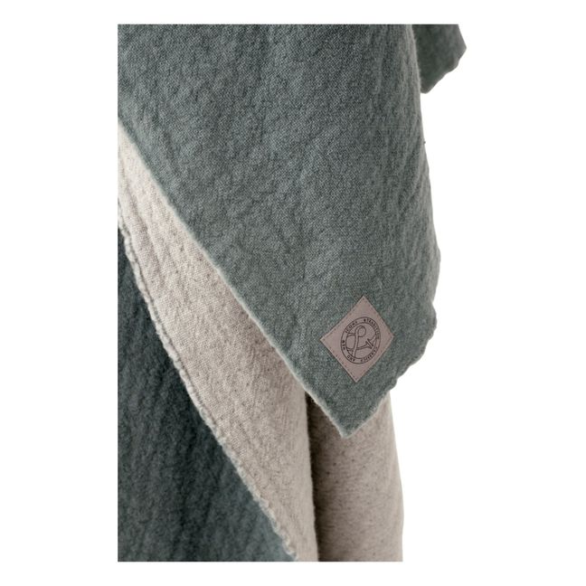Kuscheldecke Roy aus Merinowolle | Blau