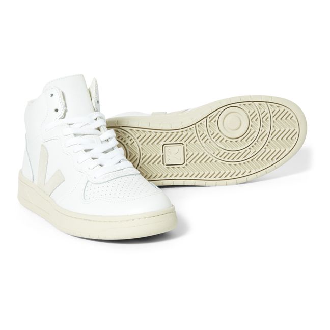 Baskets Montantes Lacets V-15 | Blanc