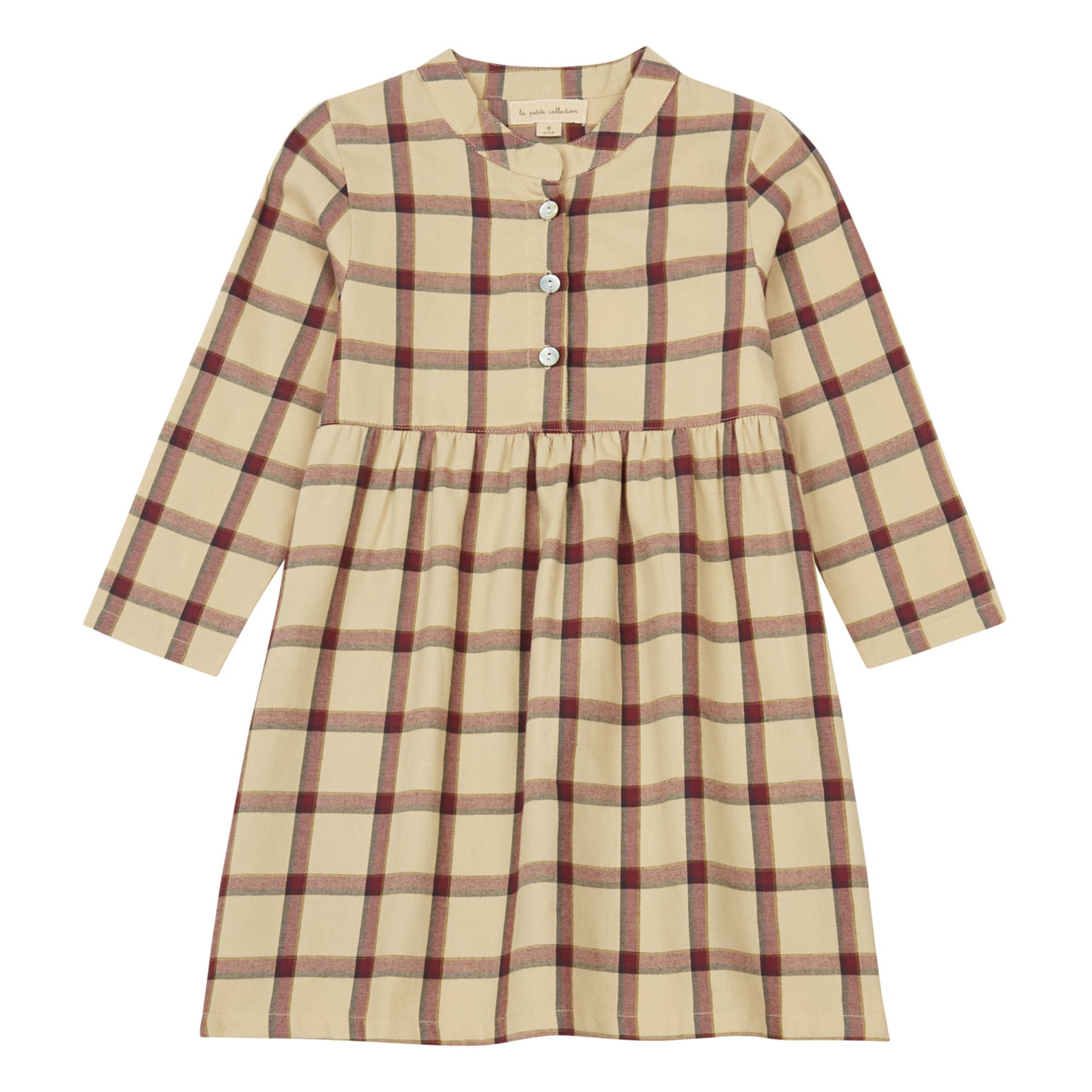 La Petite Collection - Robe Coton Bio Russian - Fille - Ecru