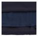 Embroidered Organic Cotton Velvet Dress Navy blue- Miniature produit n°2
