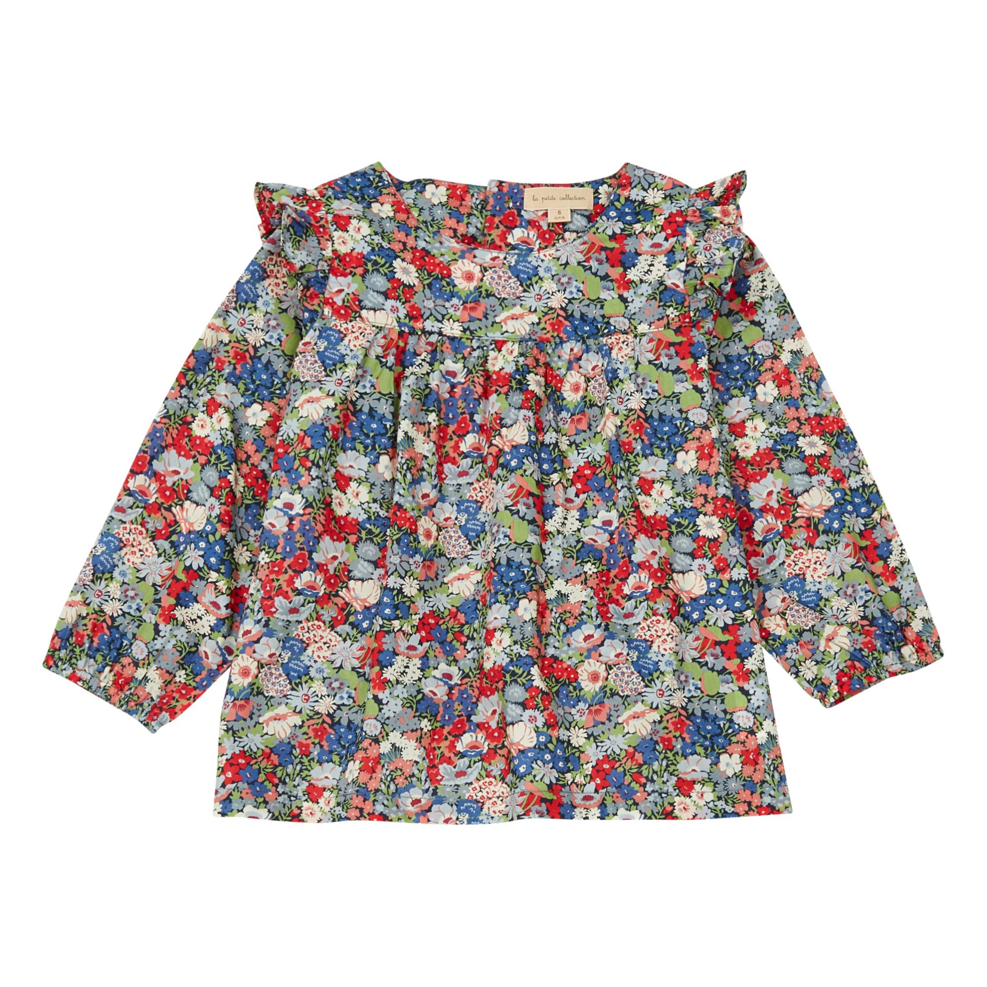 La Petite Collection - Blouse coton bio - Fille - Rouge