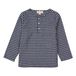 Organic Cotton Kurta Shirt Navy blue- Miniature produit n°0