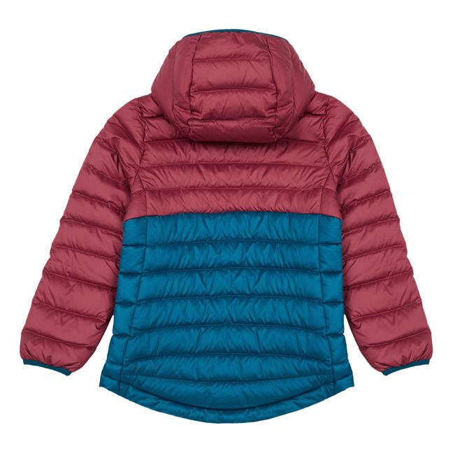 Recycled Polyester Reversible Down Jacket Burgundy