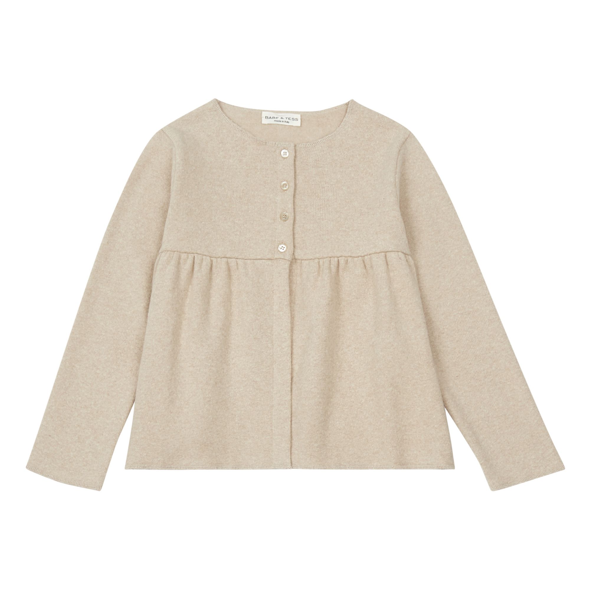 Babe & Tess - Cardigan Maille Recyclée - Fille - Ecru