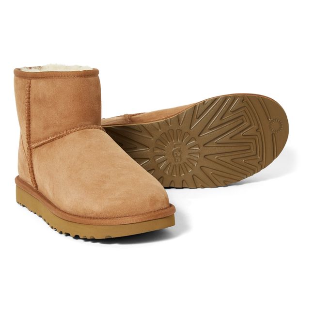 Stivali Foderati Camoscio Classic Mini II | Camel