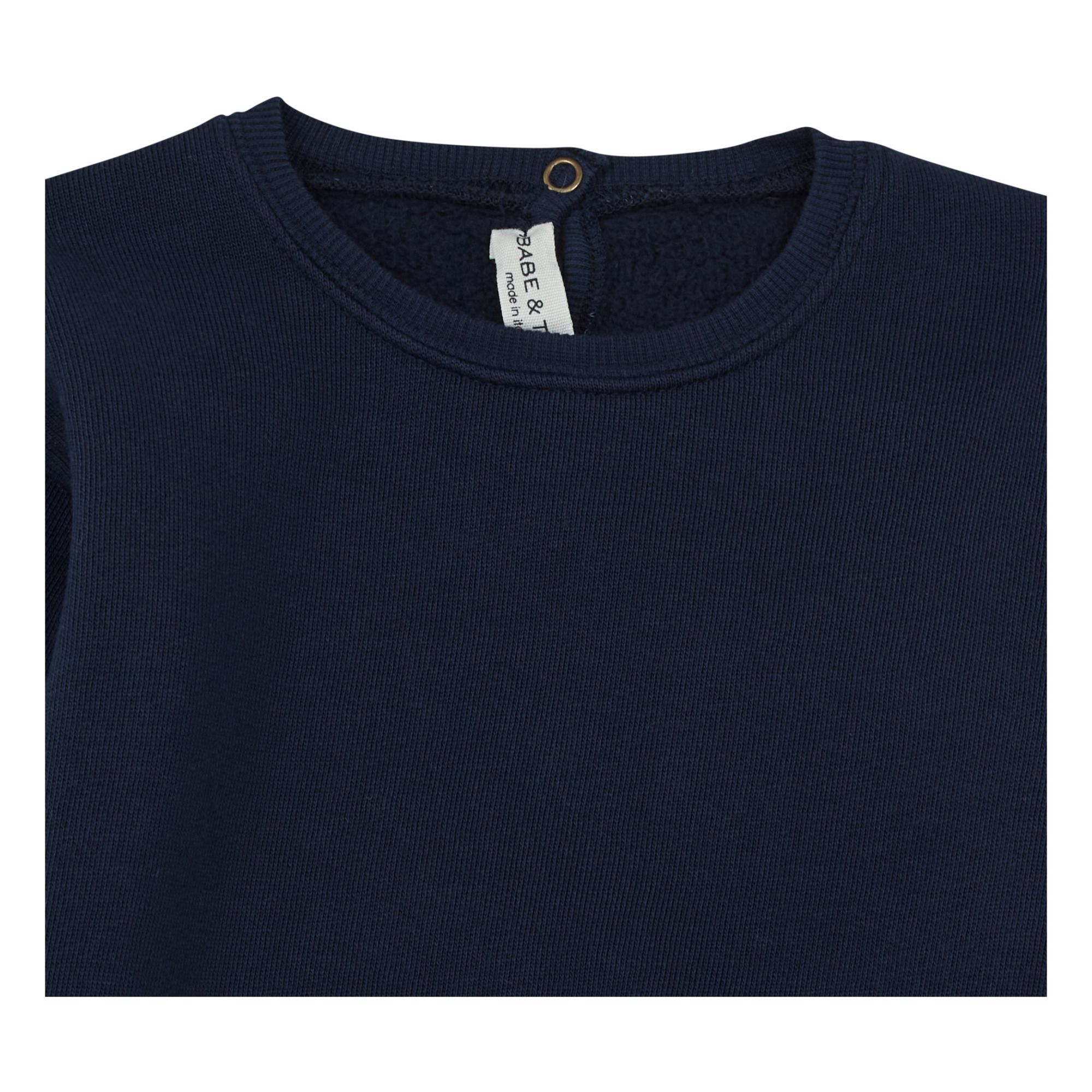 Happy Life Sweatshirt Navy blue- Product image n°1