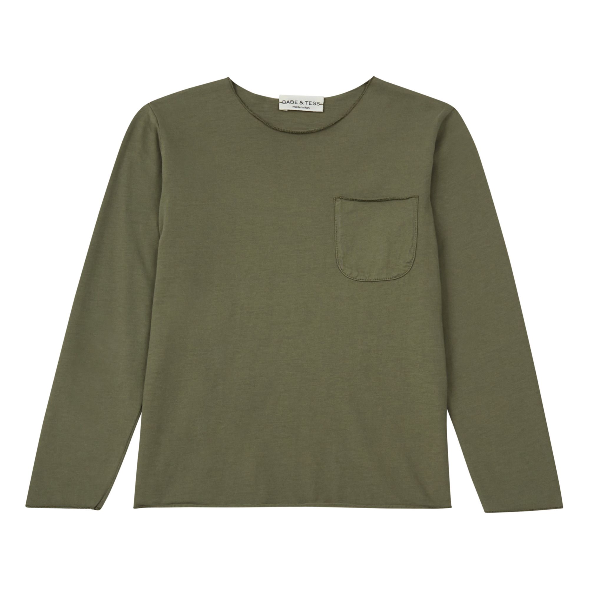 Babe & Tess - T-Shirt Poche - Fille - Sauge