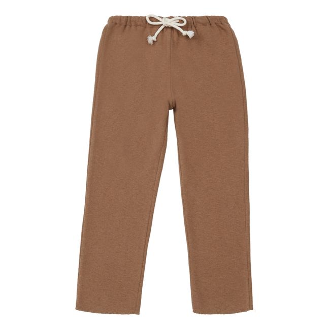 Recycled Knit Trousers Camel