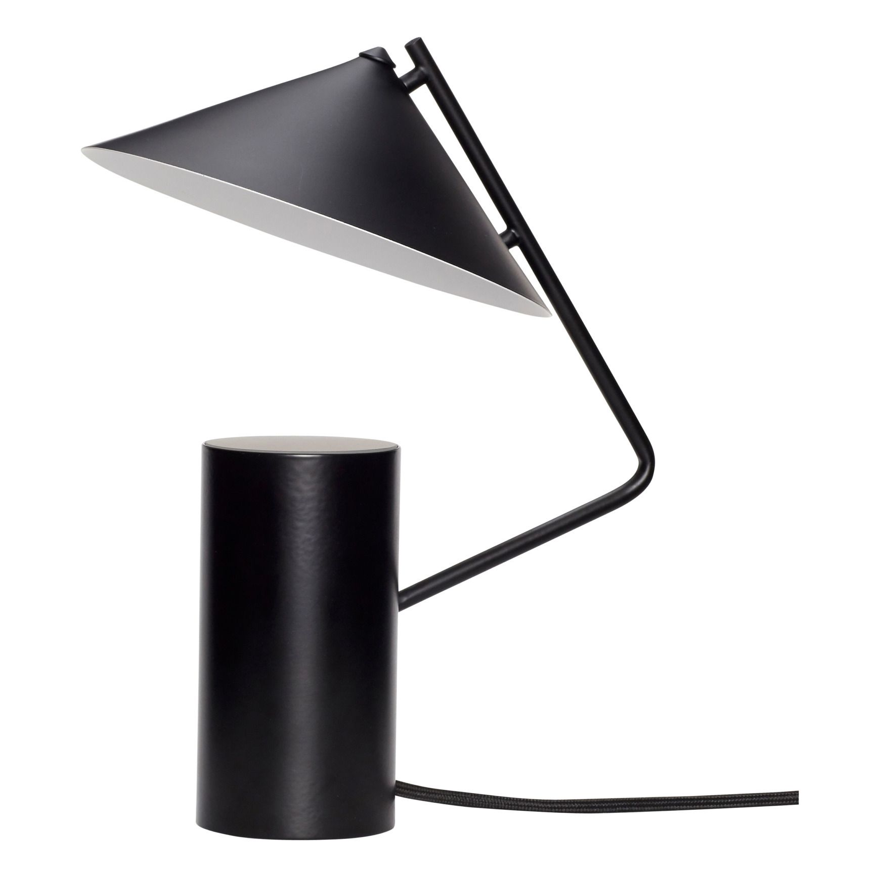 Hubsch - Lampe à poser en métal - Noir