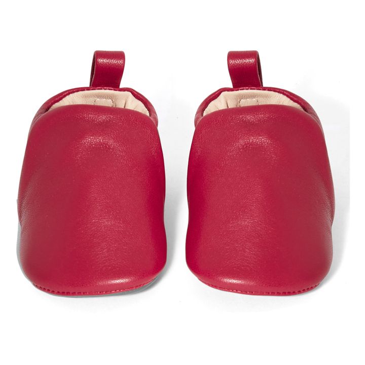 Chaussons Souples | Rouge framboise- Image produit n°3