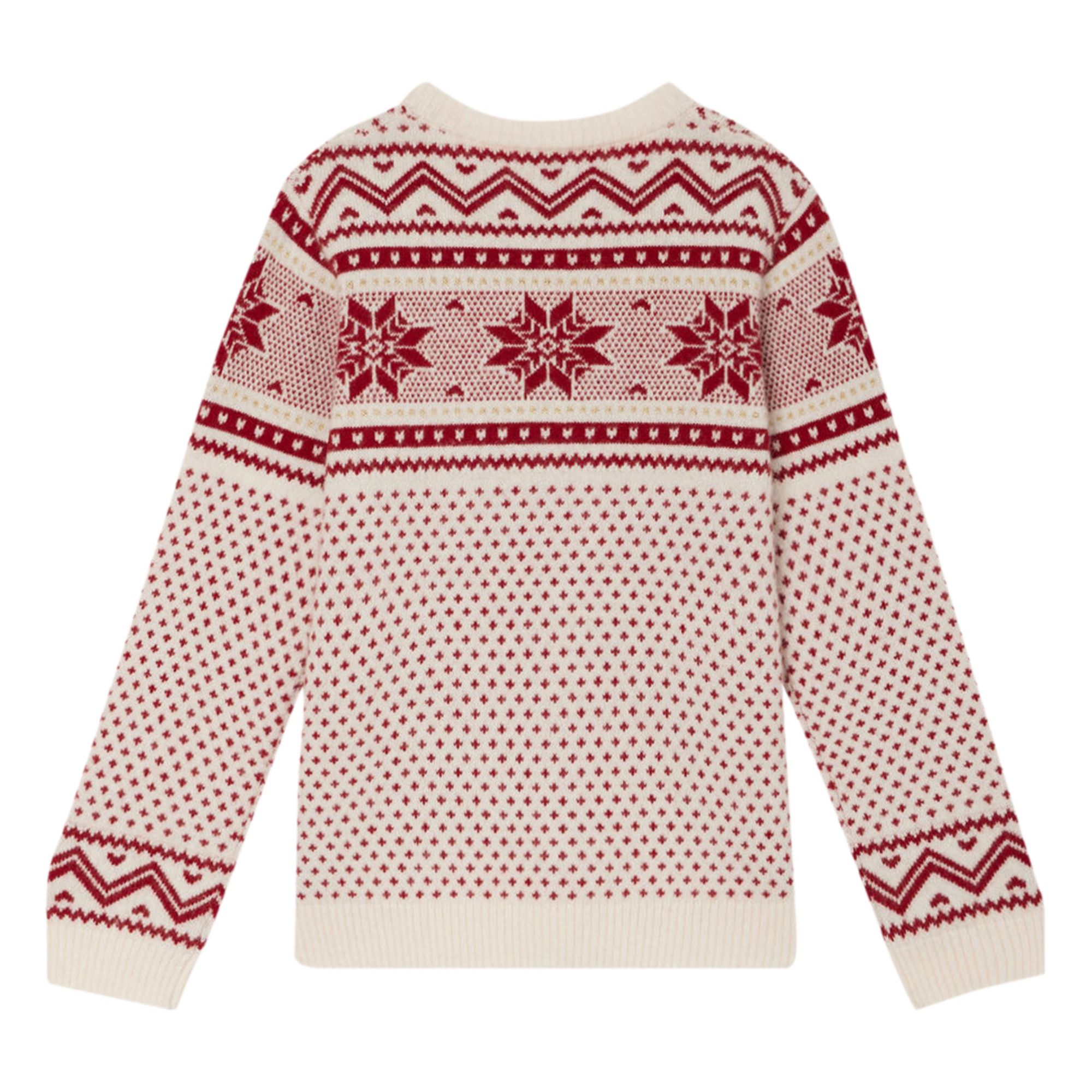 Talent Cashmere Jumper - Christmas Collection - Ecru- Product image n°2