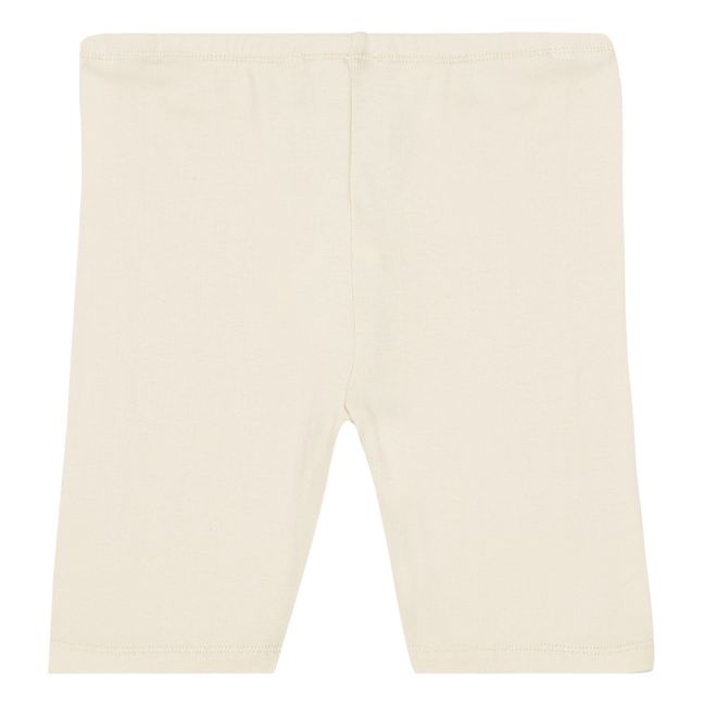 Niroli Organic Cotton Short Leggings   Off white