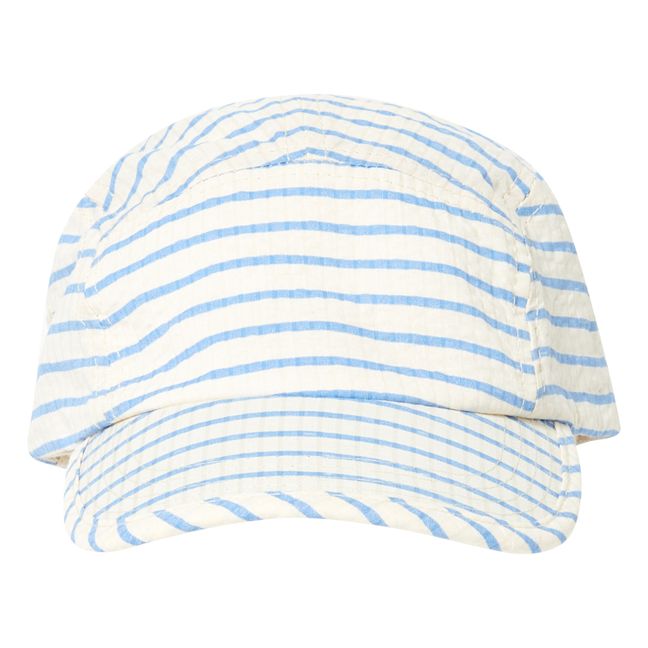 Regular Striped Cap  Blue