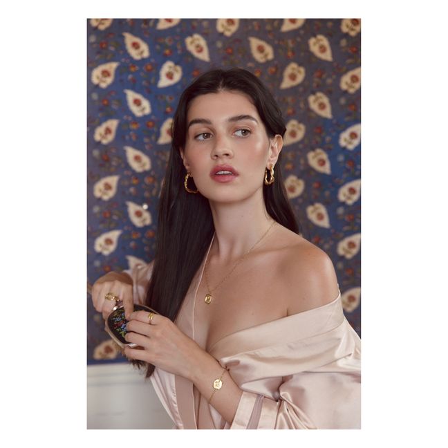 Aros pequeños Georgia | Dorado