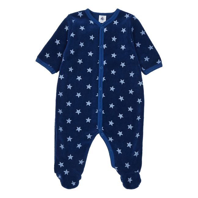 Pyjama Teni Polaire Etoiles Bleu marine