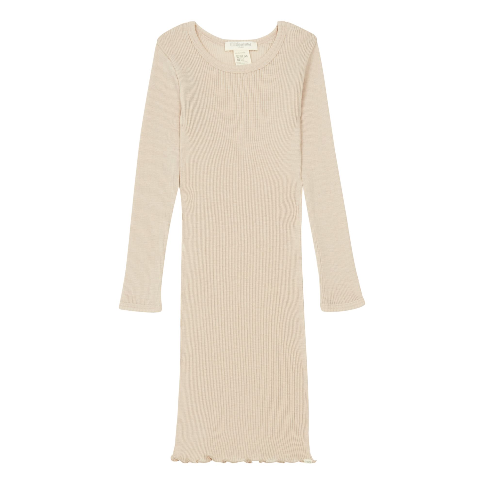 Minimalisma - Robe Alda Seamless Laine Merinos - Fille - Sable