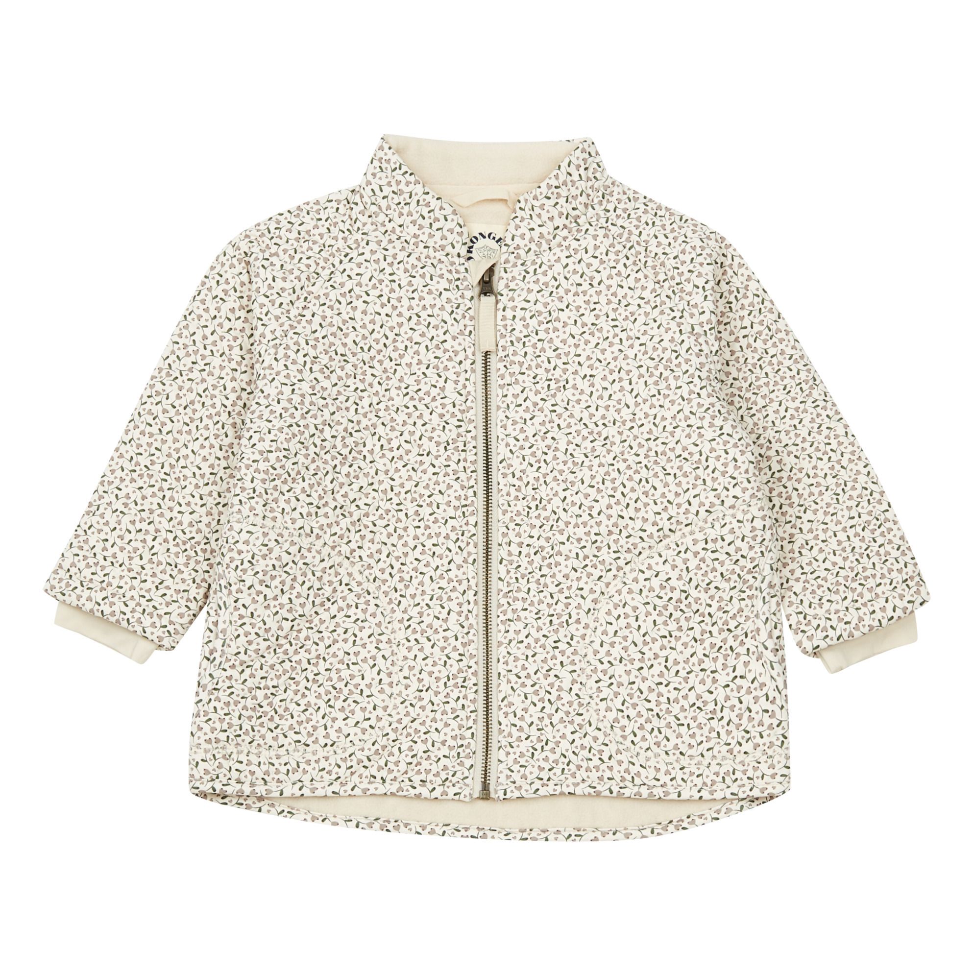 Konges Slojd - Veste Petites Fleurs Thermo - Fille - Crème