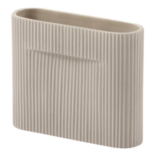 Ridge Vase | Beige- Product image n°0