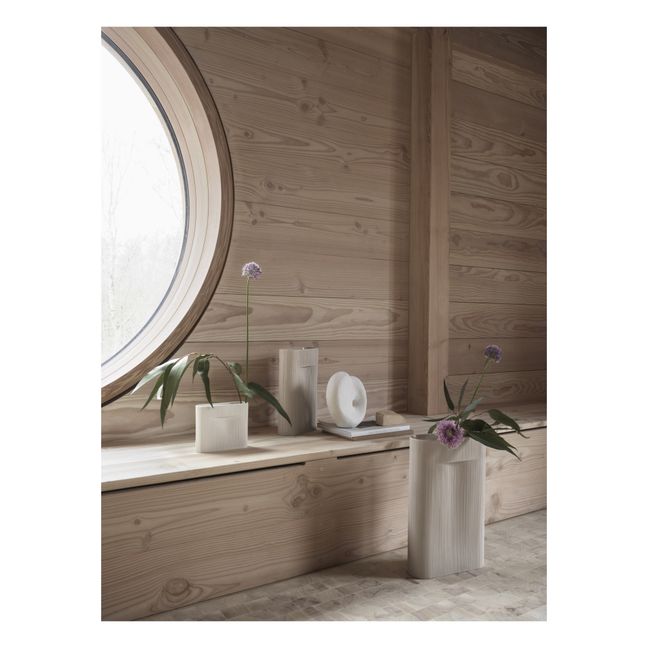 Vase Ridge | Blanc cassé