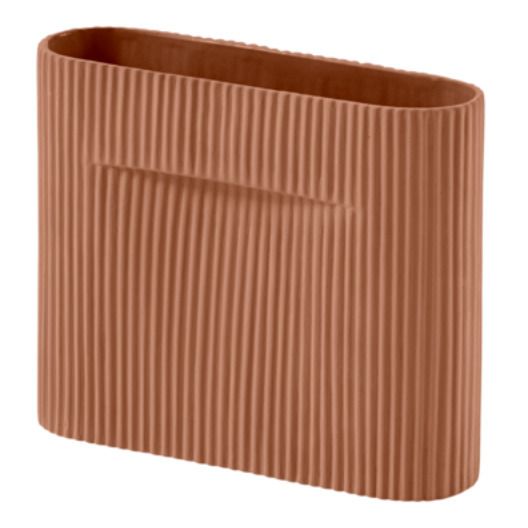Ridge Vase | Terracotta- Product image n°0
