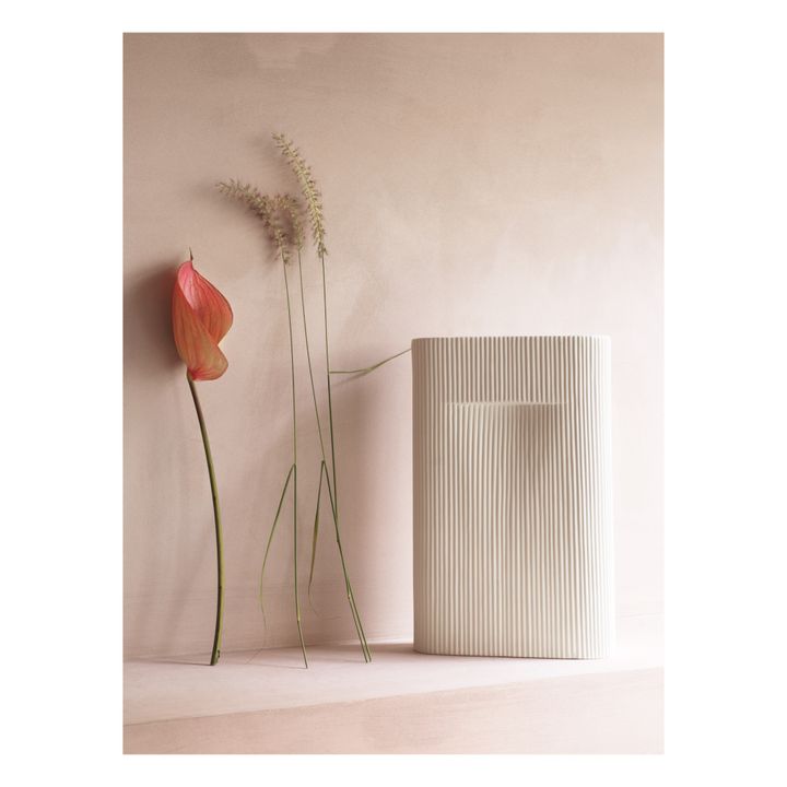 Ridge Vase | Beige- Product image n°1