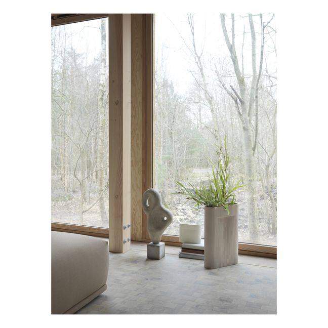 Jarrón Ridge | Beige