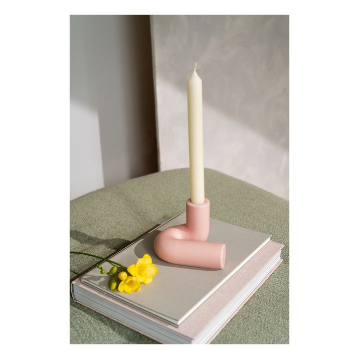 Bougeoir Templo | Rose- Image produit n°1