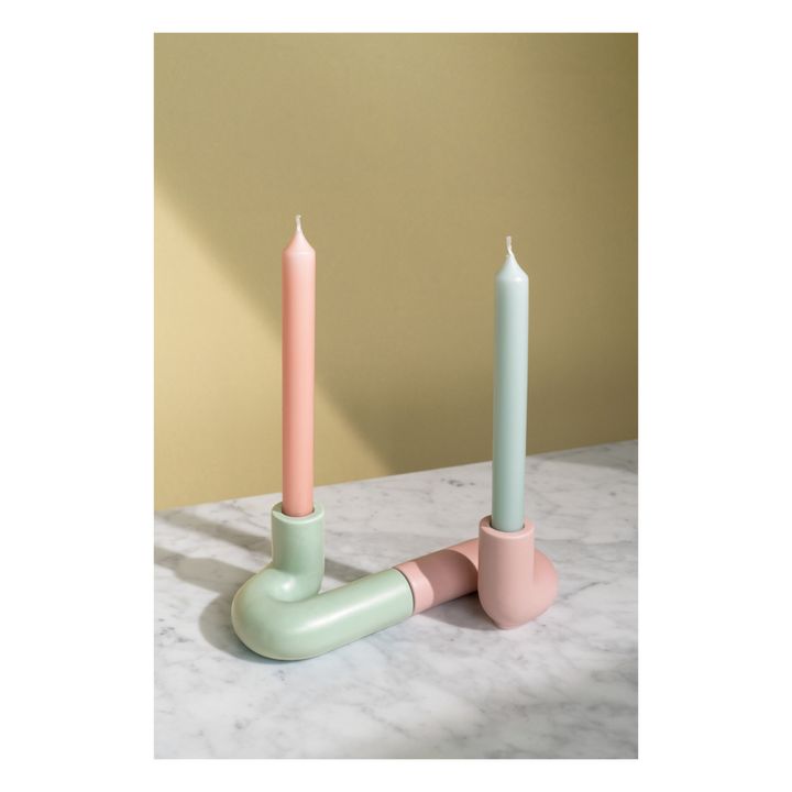 Templo Candle Holder Mint Green- Product image n°1