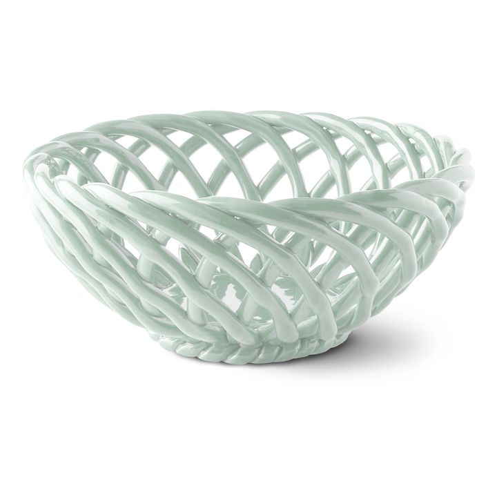 Saladier Sicilia en céramique | Vert Menthe- Image produit n°0