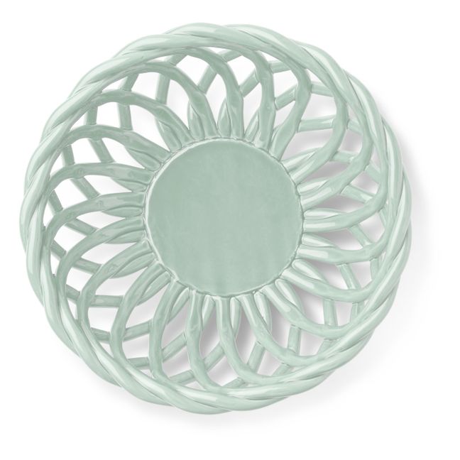 Insalatiera in ceramica Sicilia | Verde menta