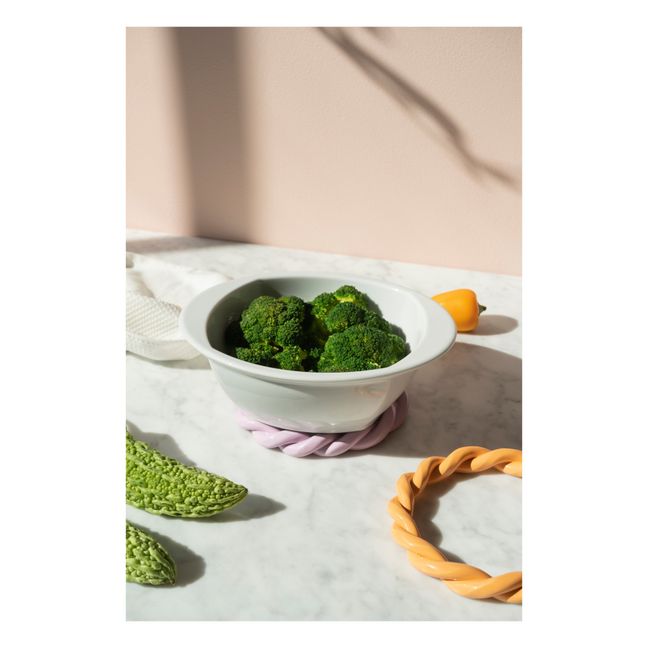 Zassenhaus: Nordic sous-plat céramique 20 cm cercles bleus