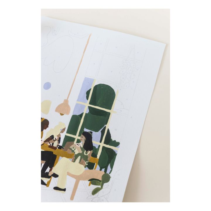 Colour By Number Kit - Coffee Shop by Y.illustrations- Product image n°8