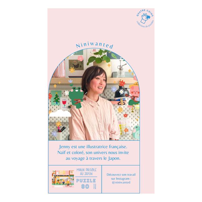 Puzzle Matin Paisible au Japon par Nini Wanted - 80 pièces