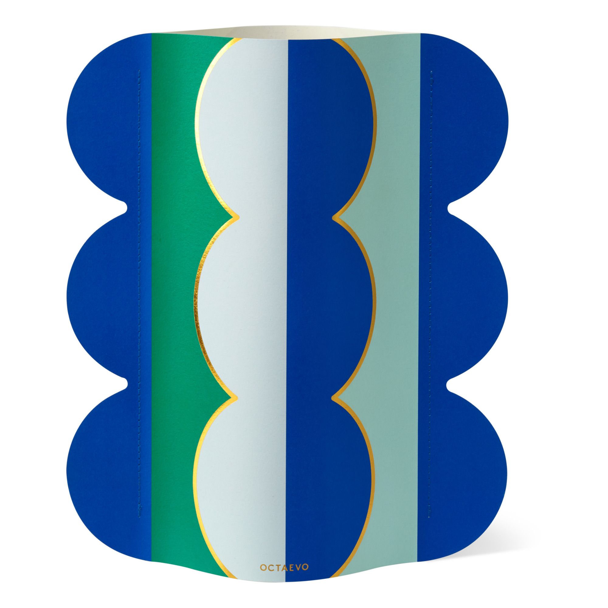 Jarrón de papel Riviera Azul- Imagen del producto n°0