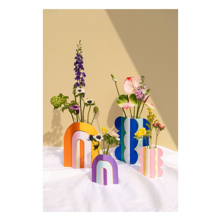 Riviera Paper Vase | Blue- Product image n°2