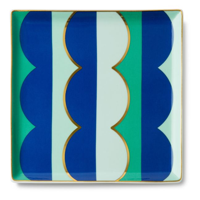Riviera Ceramic Trinket Tray Azul