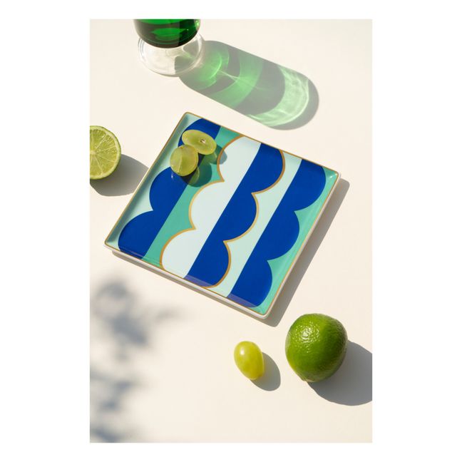 Riviera Ceramic Trinket Tray | Blue
