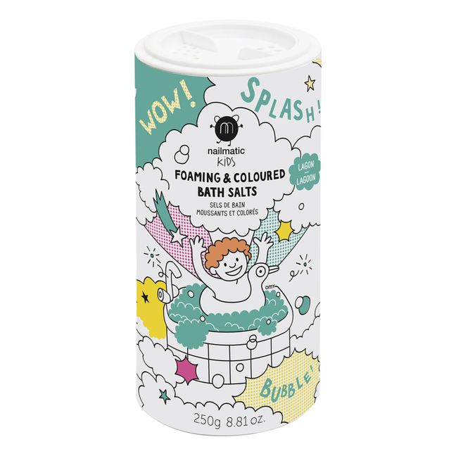 Sels de bain colorés et moussants Lagoon - 250g | Vert